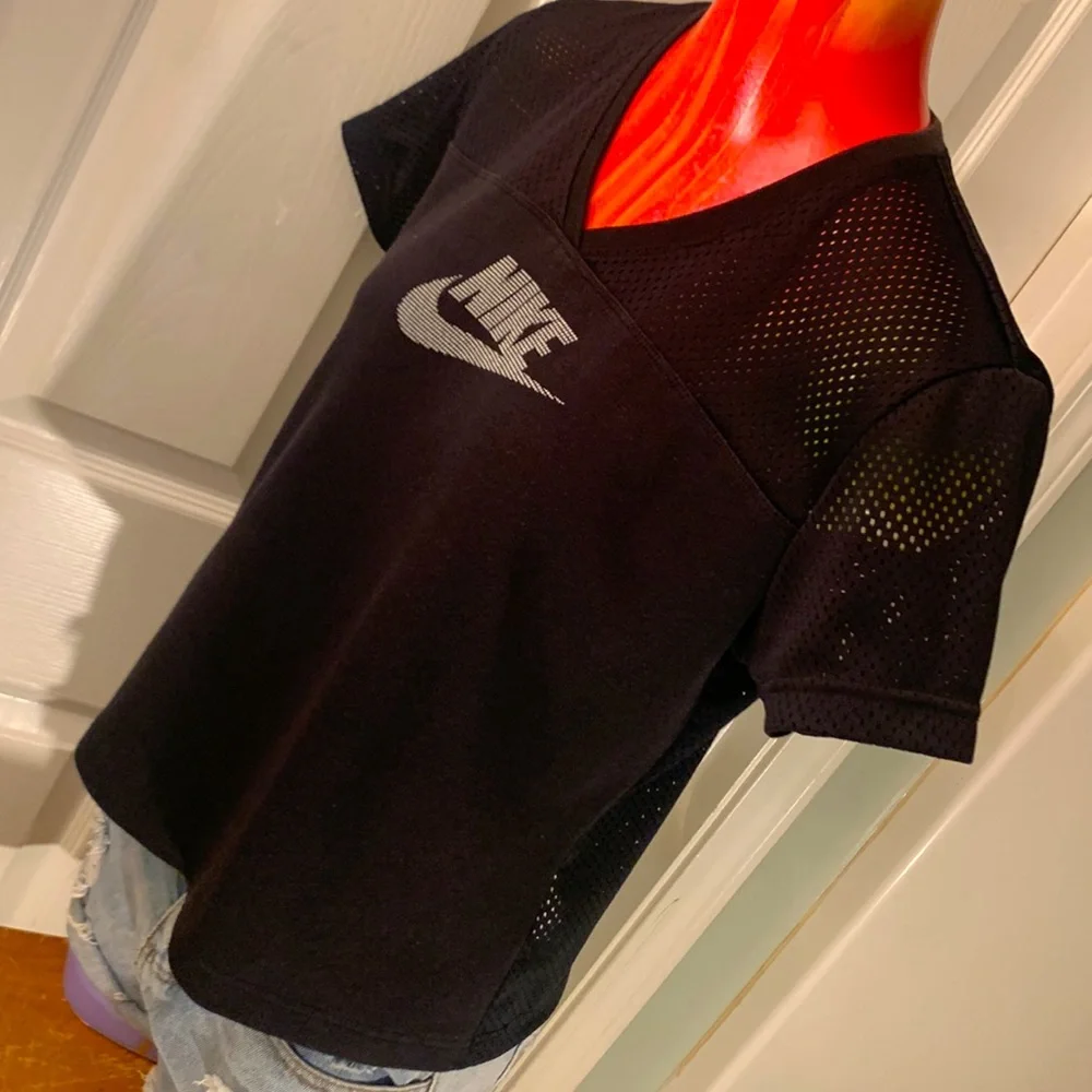 NIKE Black Jersey Top